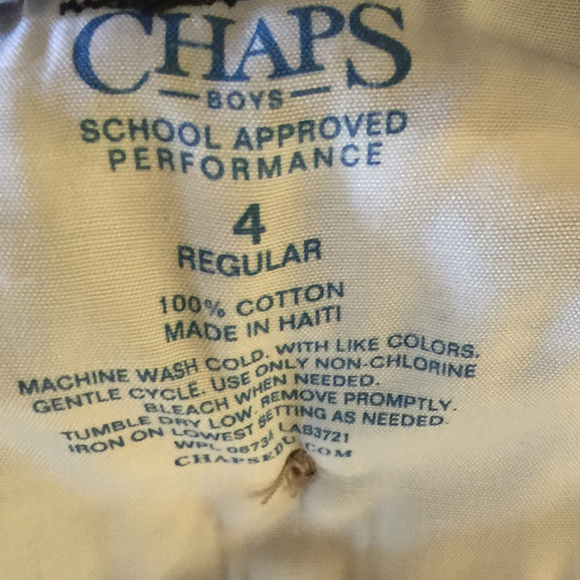 Boy's  Chaps Pants - Picture 3 of 3